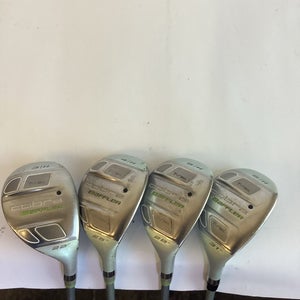 Cobra Baffler Hybrids Set 3-4-5-6 With Graphite Design Ladies Graphite Shafts