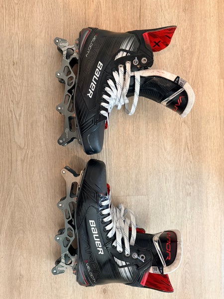 Bauer Vapor X Velocity Hockey Skates Roller Conversion Regular Width 10 (New)