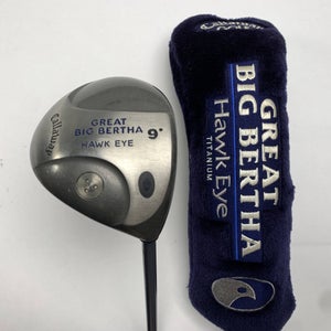 Callaway Hawkeye Driver 9* Hawk Eye UL Firm Graphite Mens RH HC