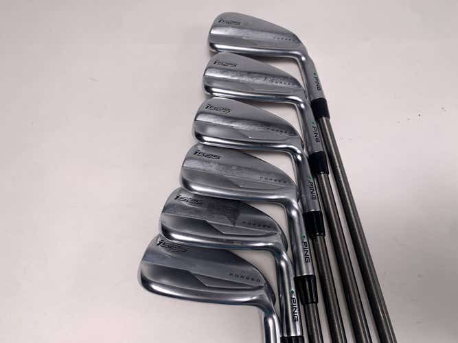 Ping i525 Iron Set 6-PW+GW Green Dot 2* Up AeroTech SteelFiber i80 Mens RH
