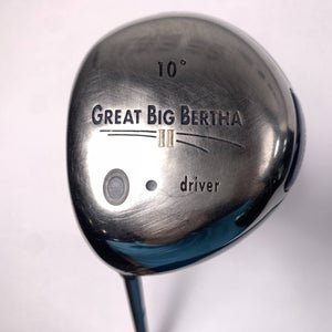 Callaway Great Big Bertha II Driver 10* GBB System 60 Firm Graphite Mens LH