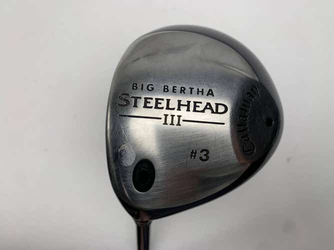 Callaway Steelhead III 3 Fairway Wood 15* System III Regular Graphite Mens LH