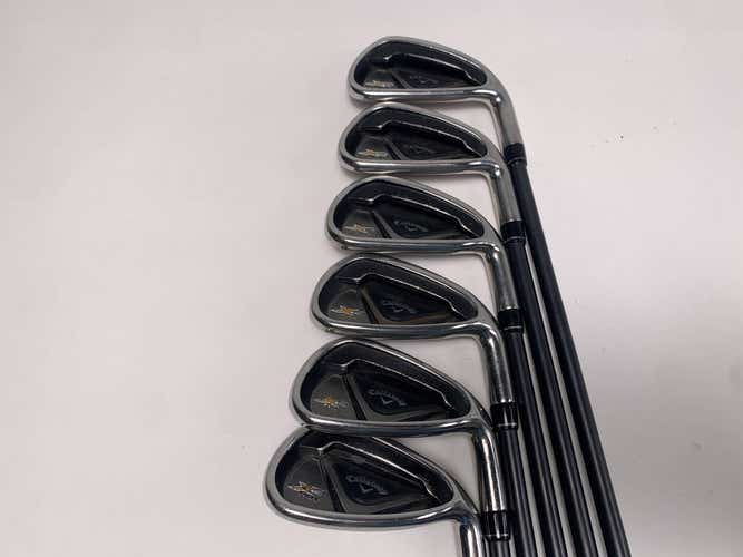 Callaway X2 Hot Iron Set 5-PW X2 Hot 55g Senior Graphite Mens RH