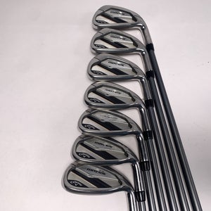 Callaway Mavrik Iron Set 5-PW+GW Project X Catalyst 55 Senior Graphite Mens RH