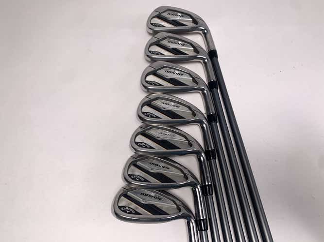 Callaway Mavrik Iron Set 5-PW+GW Project X Catalyst 55 Senior Graphite Mens RH