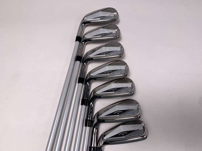Callaway Paradym Ai Smoke HL Iron Set 6-PW+GW+SW Eldio 40g Ladies Graphite LH