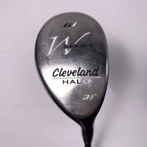 Cleveland Halo Womens 6 Hybrid 31* Ladies Graphite Womens RH Undersize Grip