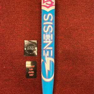 2024 Louisville Slugger Bubble Gum One-Piece Genesis Bat (-6.5) 26.5 oz 34" (Used)