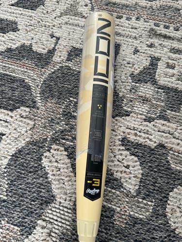 2025 Rawlings Icon Composite BBCOR Certified Bat (-3) 29 oz 32" (New)