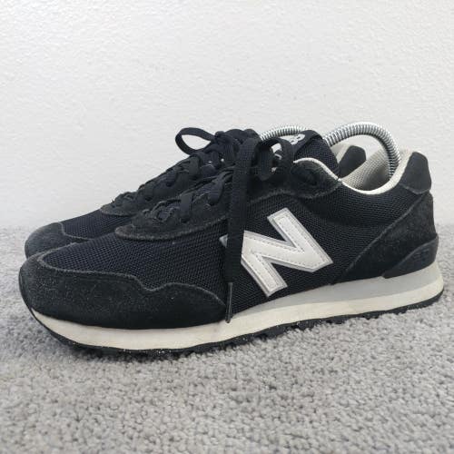 New Balance 515 Womens Size 9.5 Running Shoes WL515BLK Black Suede Sneakers