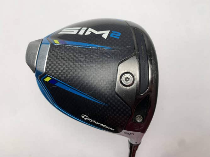 TaylorMade SIM2 Driver 9* Tensei Blue Raw AV Series 60g Extra Stiff Mens RH