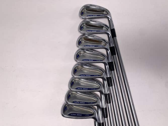 Mizuno MX 200 Iron Set 5-PW+GW+SW Exsar IS4 65g Regular Graphite Mens RH