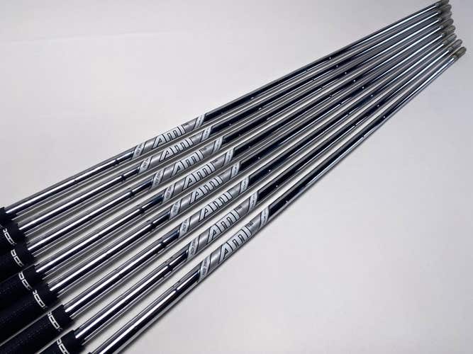 True Temper AMT S300 Tour White Stiff Iron Set Shafts 34''-37.5''-  Pull 0.355