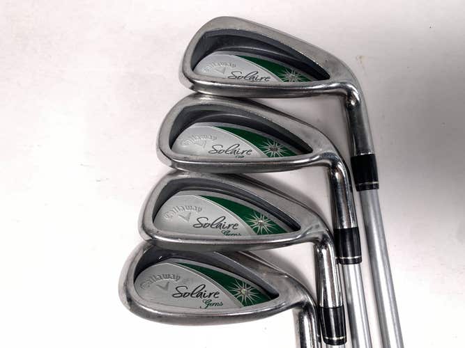 Callaway Solaire Gems Iron Set 8-PW+SW 45g Ladies Graphite Womens RH