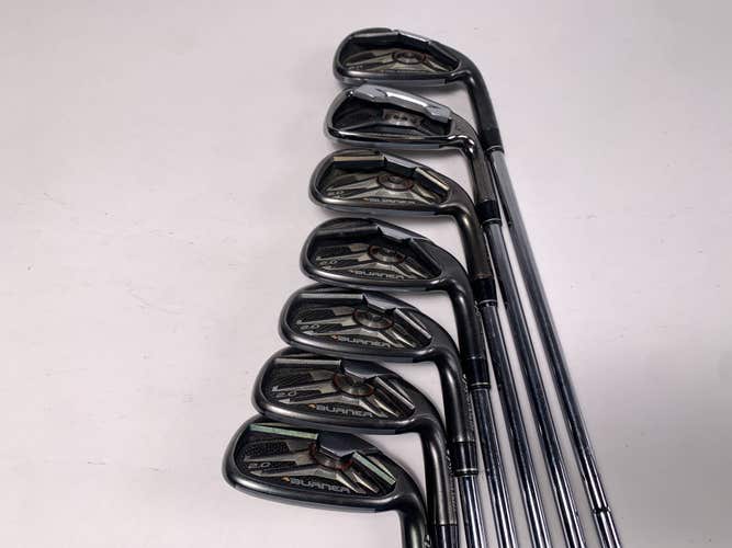 TaylorMade Burner 2.0 Iron Set 5-PW+GW Burner 2.0 Stiff Steel Mens RH