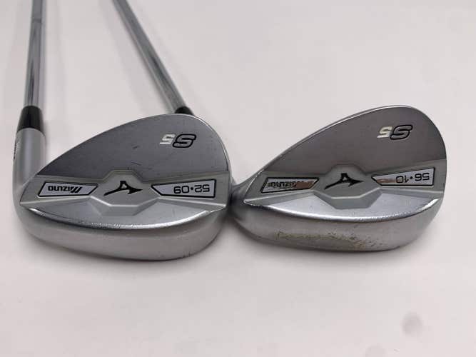 Mizuno S5 White Satin Wedge Set 52* 9 | 56* 10  Dynamic Gold Wedge Mens RH