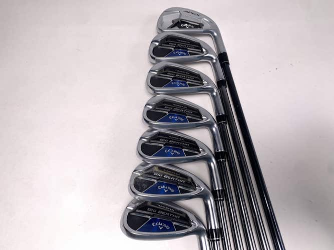Callaway Big Bertha B21 Iron Set 5-PW+GW RCH 65 Regular Graphite Mens RH