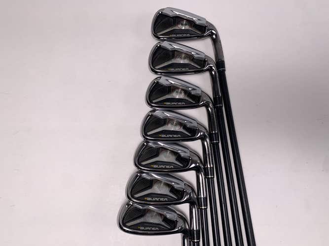 TaylorMade Burner 2009 Iron Set 5-9+GW REAX SuperFast 65g Regular RH +1/2''