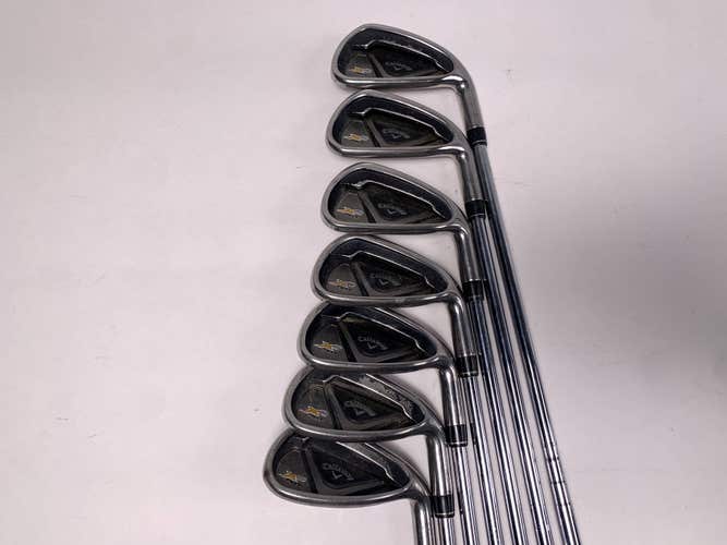 Callaway X2 Hot Iron Set 5-PW+GW True Temper XP 95 S300 Stiff Steel Mens RH