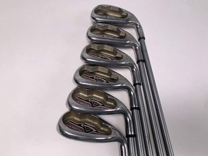 Callaway 2006 Big Bertha Iron Set 6-PW+SW 55g Ladies Graphite Womens RH