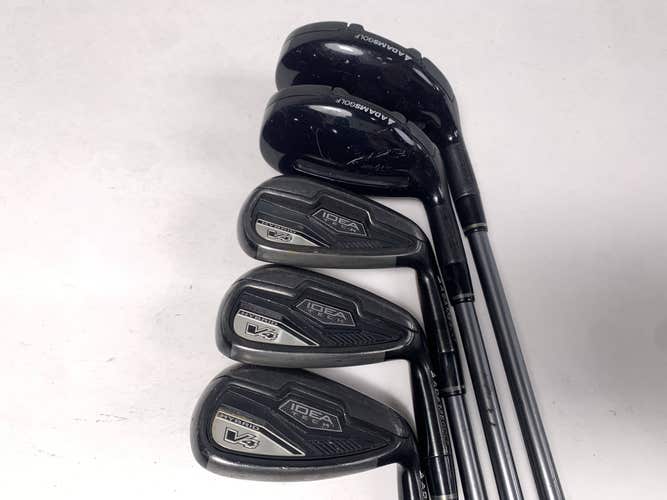 Adams Idea Tech V4 Forged Iron Set 5-PW Bassara 55x5ct 55g Senior RH No 7 iron