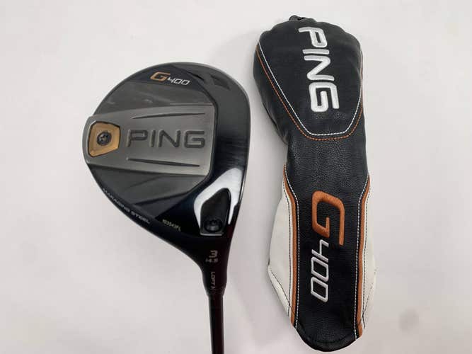 Ping G400 3 Fairway Wood 14.5* Project X HZRDUS Yellow 6.0 76g Stiff RH HC