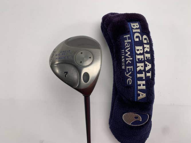 Callaway Hawkeye 7 Fairway Wood 21* Hawk Eye UL Senior Graphite Mens RH HC