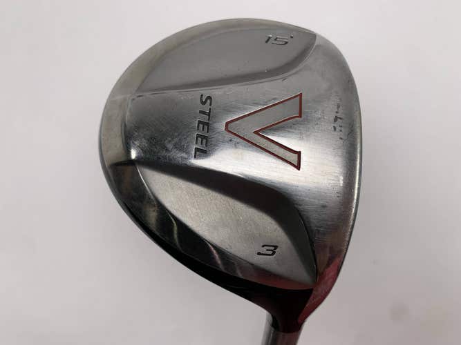 TaylorMade V Steel 3 Fairway Wood 15* EvenFlow 6.5 65g Extra Stiff RH