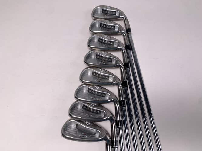 TaylorMade Rac OS 2005 Iron Set 3-PW T-Step 90 Regular Steel Mens RH