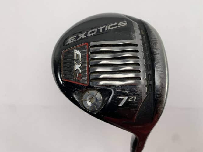 Tour Edge Exotics EX9 7 Fairway Wood 21* MFS Series White Tie X4 60g Stiff RH