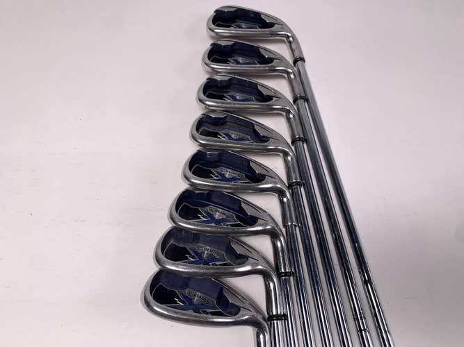 Callaway X-20 Iron Set 4-PW+GW Uniflex Steel Mens RH