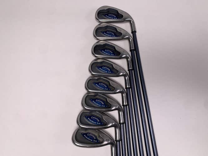 Callaway X-16 Iron Set 3-PW System CW75 Regular Graphite Mens RH