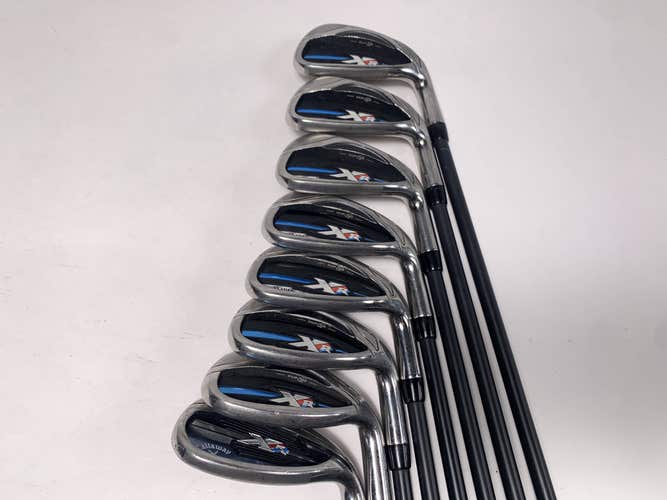 Callaway XR OS Iron Set 5-PW+SW+LW Bassara 50x5ct 50g Ladies Graphite Womens RH