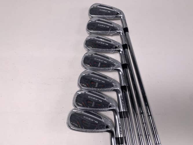 Cobra LTDx Iron Set 5-PW+GW KBS Tour Lite Stiff Steel Mens RH NEW