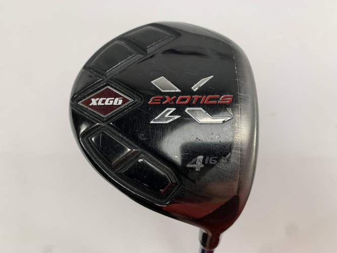 Tour Edge XCG6 4 Fairway Wood 16.5* Graphite Design YS-Hybrid 85g Extra Stiff RH