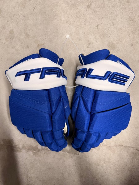 13” True Catalyst 9X Pro Toronto Maple Leafs Gloves Pro Stock (New) NHL