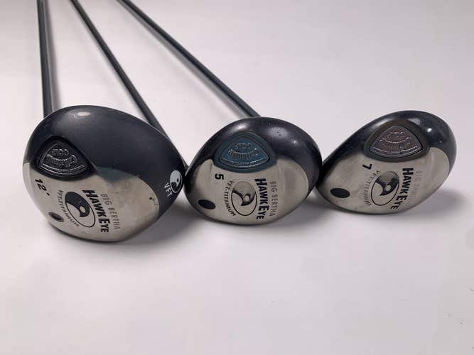 Callaway Hawkeye VFT Wood Set Driver 5 7 | 12* 18* 21* Gems 50 Ladies RH