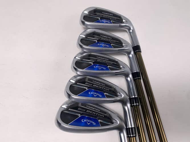 Callaway Big Bertha REVA Womens Iron Set 7-PW+GW ATTAS Speed Series Ladies RH
