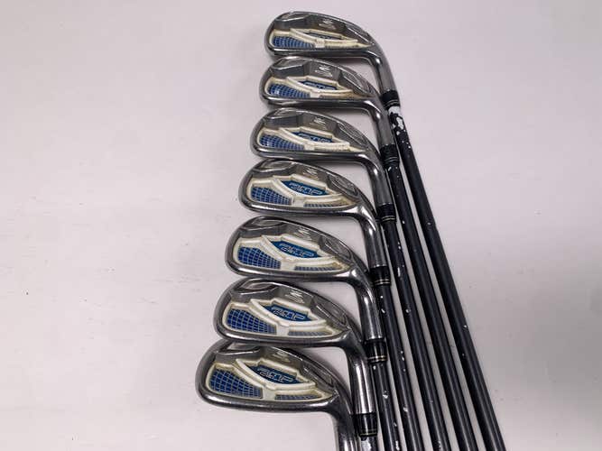 Cobra AMP Cell Blue Iron Set 5-PW+GW 55g Regular Graphite Mens RH