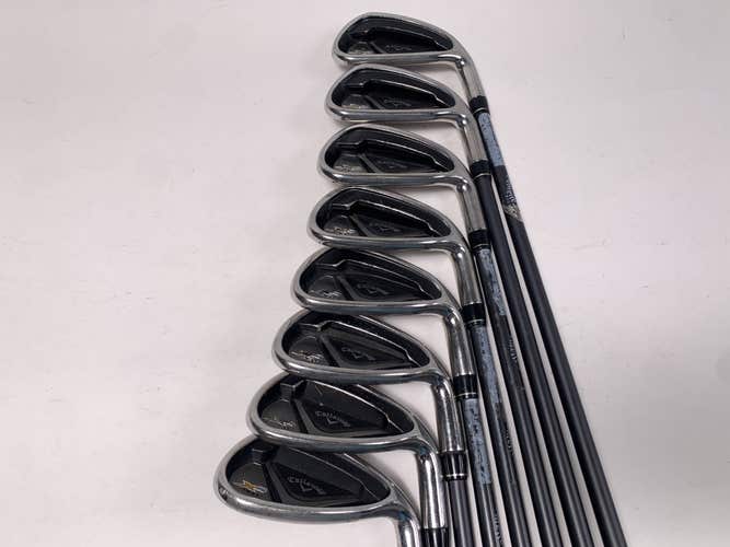 Callaway X2 Hot Iron Set 5-PW+GW+SW X2 Hot 60g Regular Graphite Mens RH