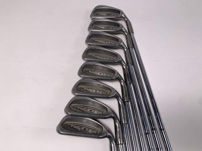 Ping Eye 2 Iron Set 3-PW Black Dot Karsten ZZ-Lite Regular Steel Mens RH