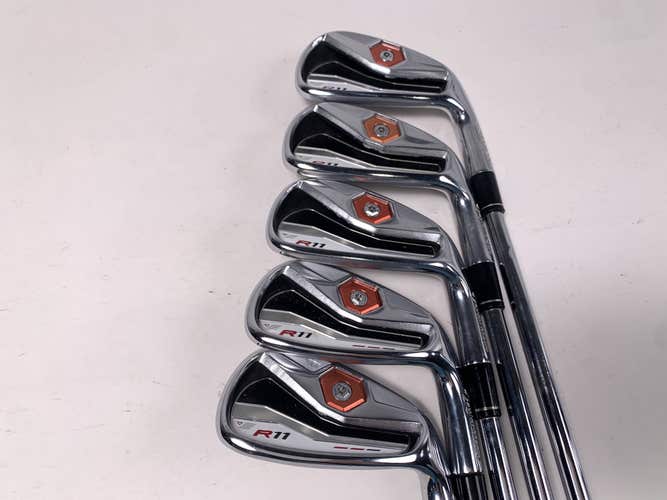 TaylorMade R11 Iron Set 5-9 KBS 90g Regular Steel Mens RH