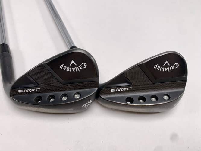Callaway Jaws Full Toe Raw Black Wedge Set 54* 12 | 58* 10 DG Wedge Mens RH