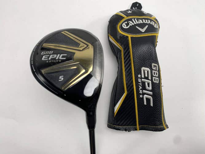Callaway EPIC Star 5 Fairway Wood 18* Grand Bassara 49g Senior Graphite RH HC