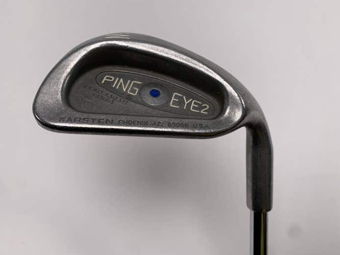 Ping Eye 2 + Pitching Wedge PW Blue Dot 1* Up Karsten JZ Stiff Steel Mens RH