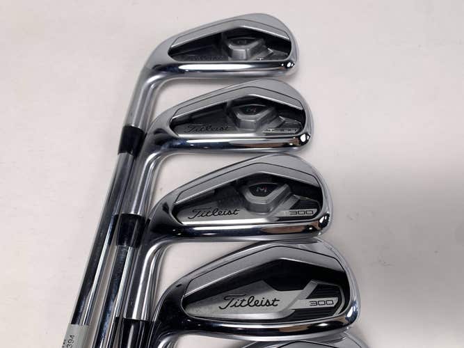Titleist T300 2021 Iron Set 5-PW+GW True Temper AMT R300 Red Regular LH