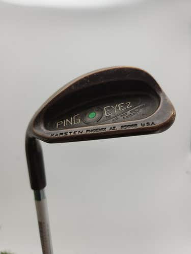 LEFTY PING EYE 2 BERYLLIUM COPPER SAND WEDGE STIFF KARSTEN STEEL 35" GOOD