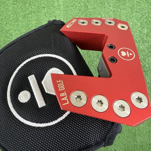 LAB Golf Mezz.1 MAX Custom Red 35" Putter Golf Club ACCRA Shaft With Headcover