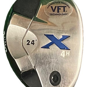 Callaway X VFT 4 Hybrid 24* RH 80g Mid Kick Regular Graphite 39.5" New Mid Grip