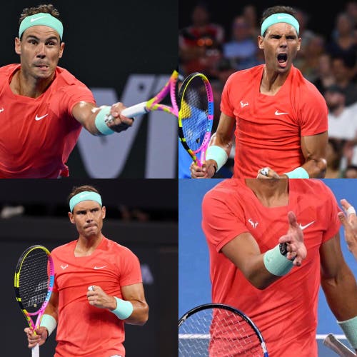 Nike Rafael Nadal Custom Player PE Issued Tennis Shirt Coral Red DV2874-671 NWOT
New-Rare